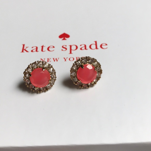 Kate Spade stud earrings with faux diamond - Picture 6 of 8